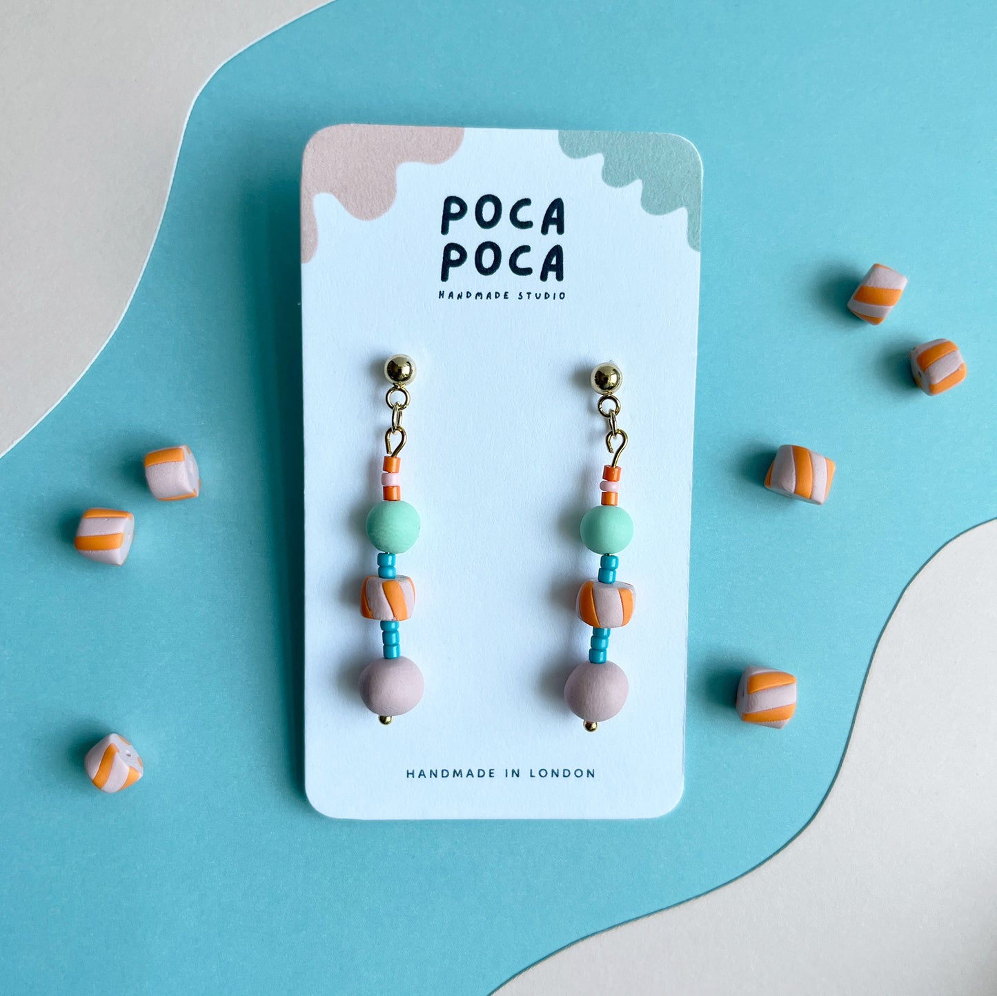 Bubbly Trio Dangle Earrings