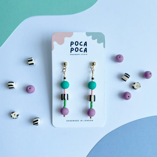 Bubbly Trio Dangle Earrings