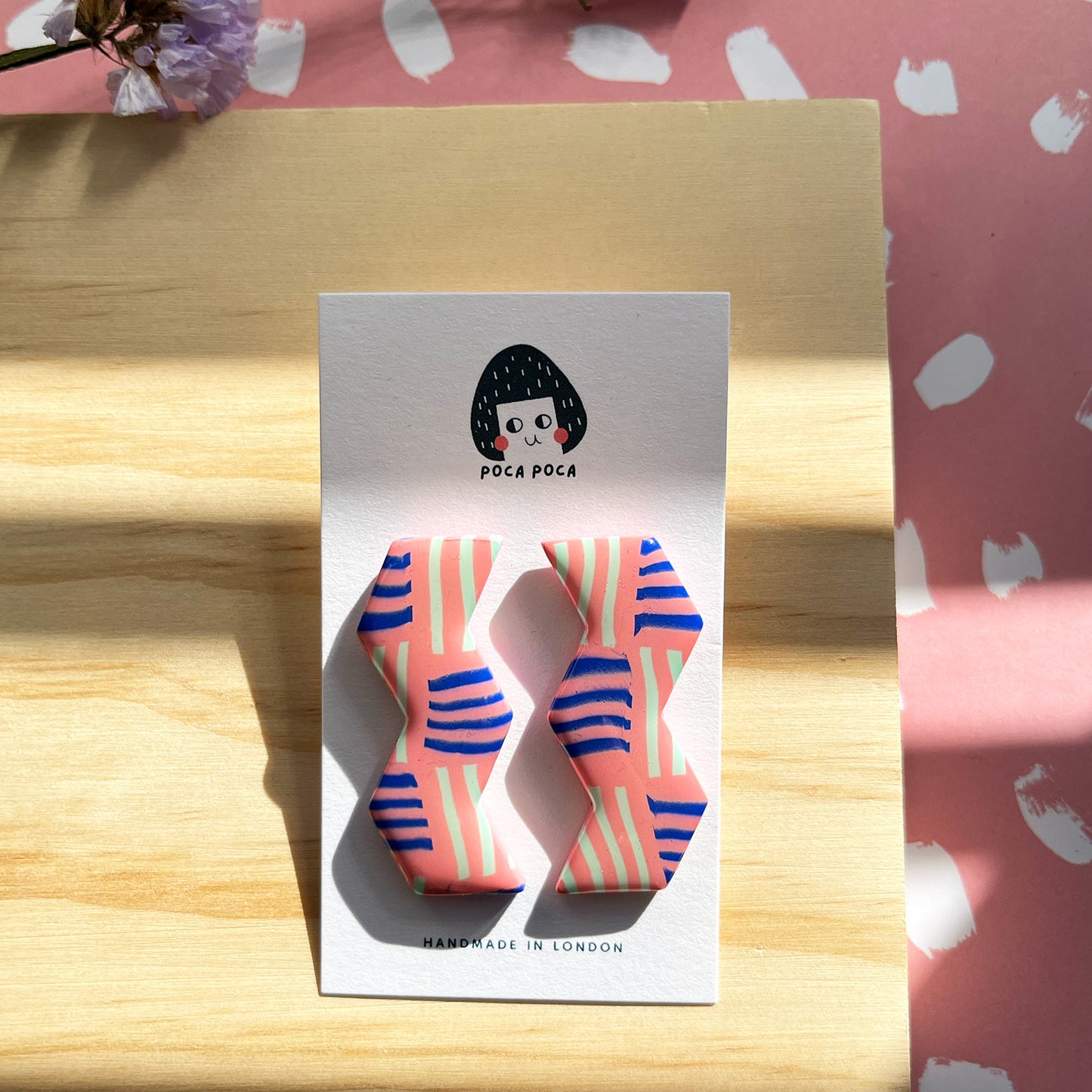 Wiggly Zigs Stud Earrings