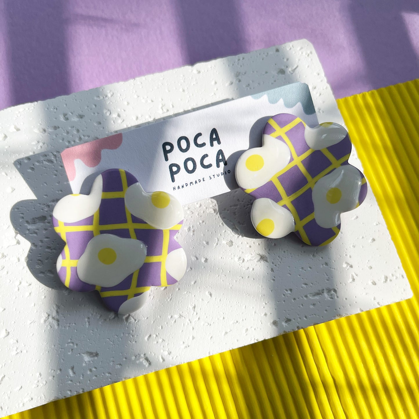 Eggcellent Blooms Statement Earrings