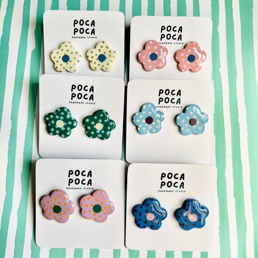 Flower Party Stud Earrings