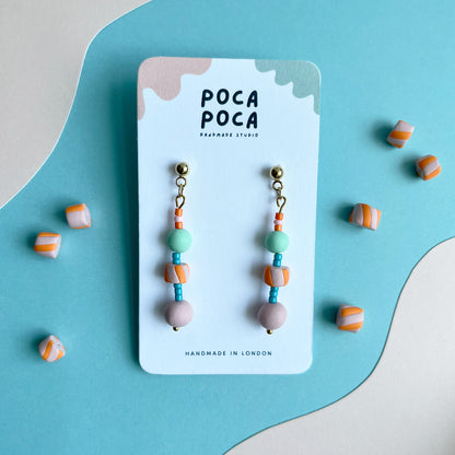 Bubbly Trio Dangle Earrings