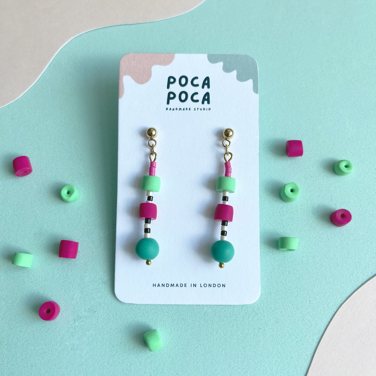 Bubbly Trio Dangle Earrings