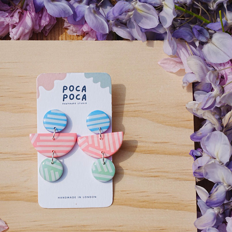 Pastel Daydream Drop Earrings
