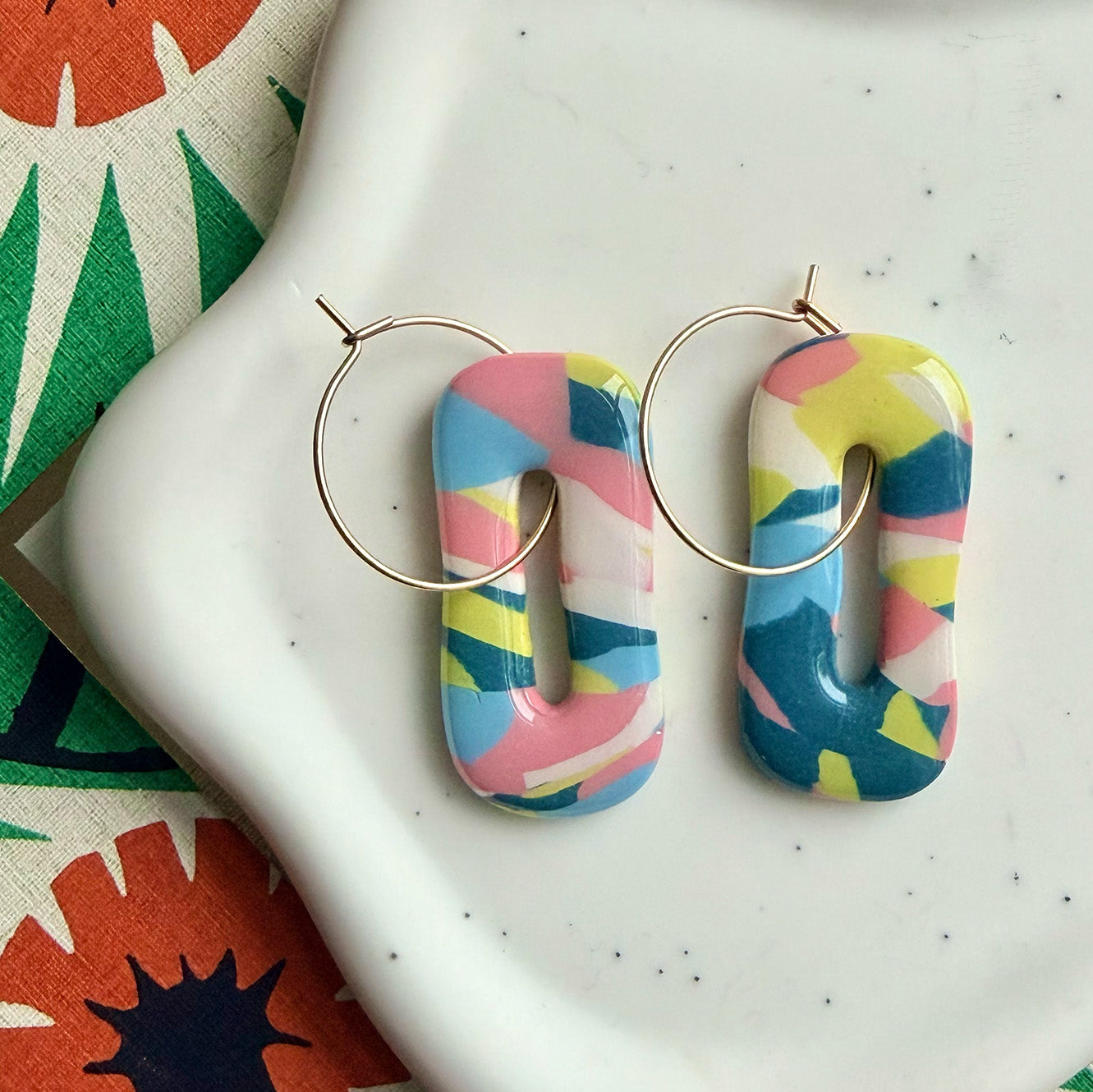 Glamouflage Hoop Earrings