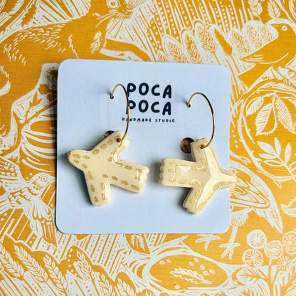 Echo of Sky Hoop Earrings