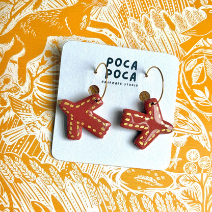 Echo of Sky Hoop Earrings