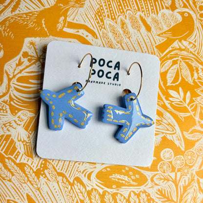 Echo of Sky Hoop Earrings