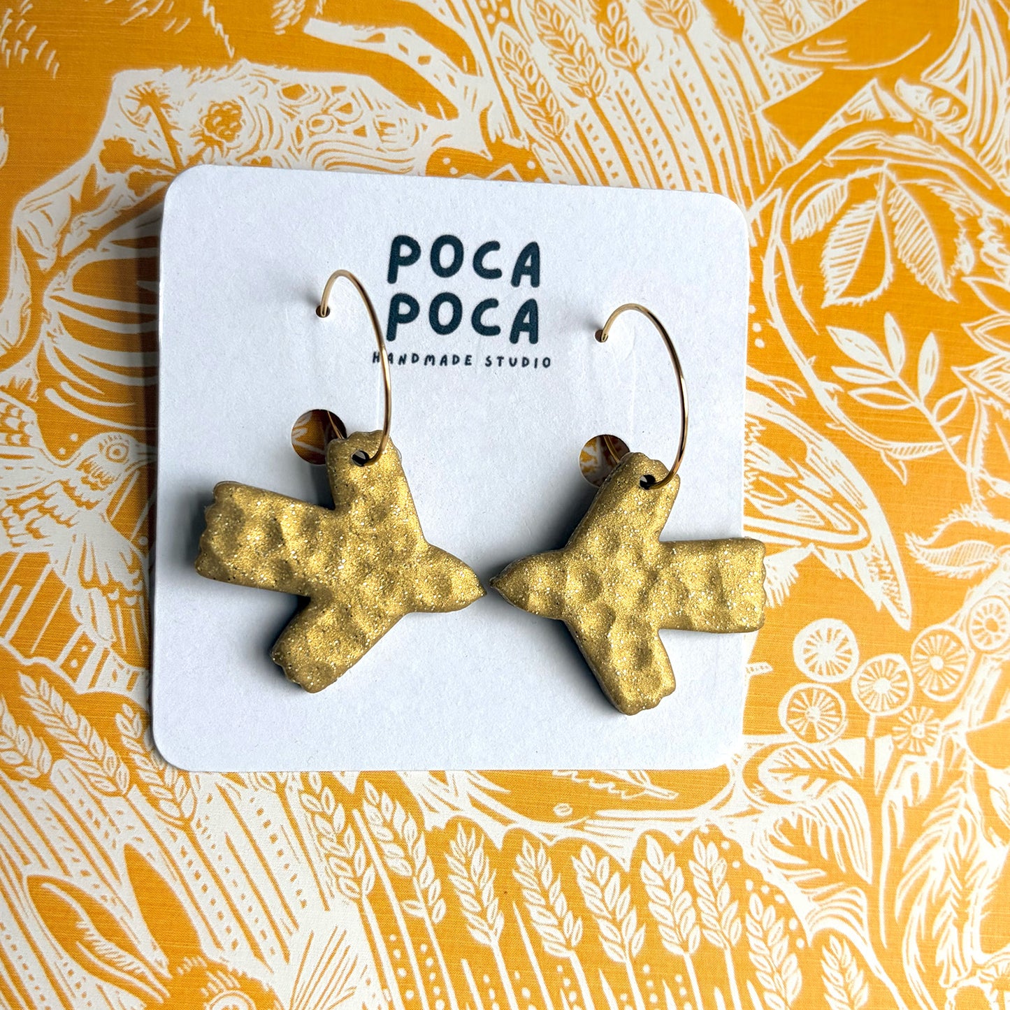 Echo of Sky Hoop Earrings