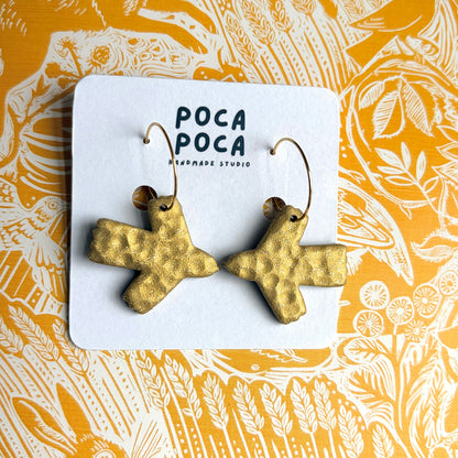 Echo of Sky Hoop Earrings