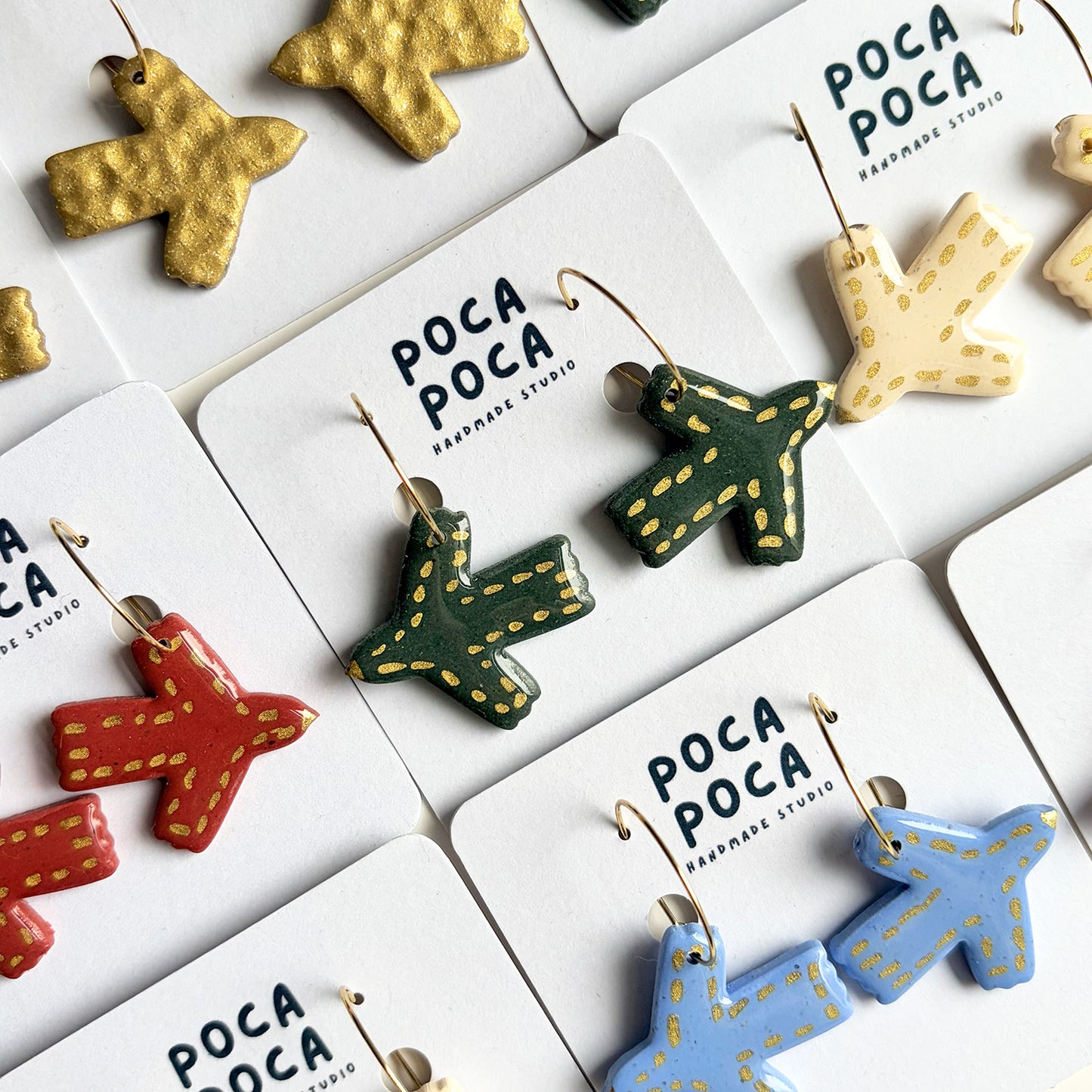 Echo of Sky Hoop Earrings