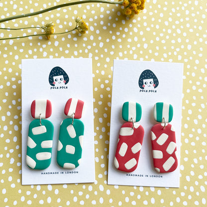 Super Duo Drop Earrings