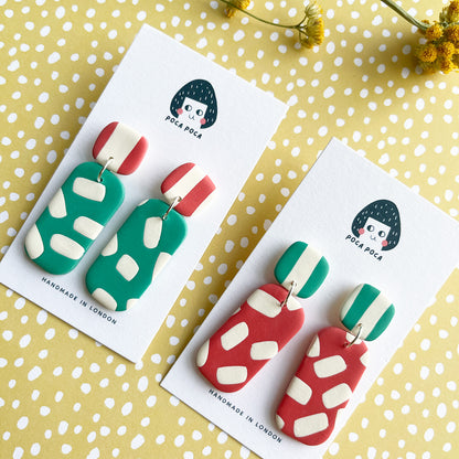 Super Duo Drop Earrings