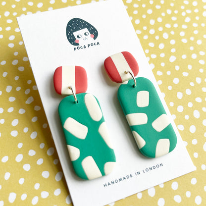 Super Duo Drop Earrings