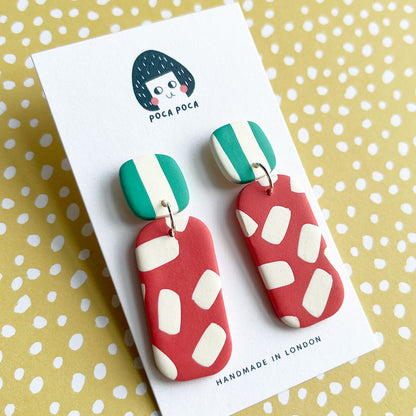 Super Duo Drop Earrings