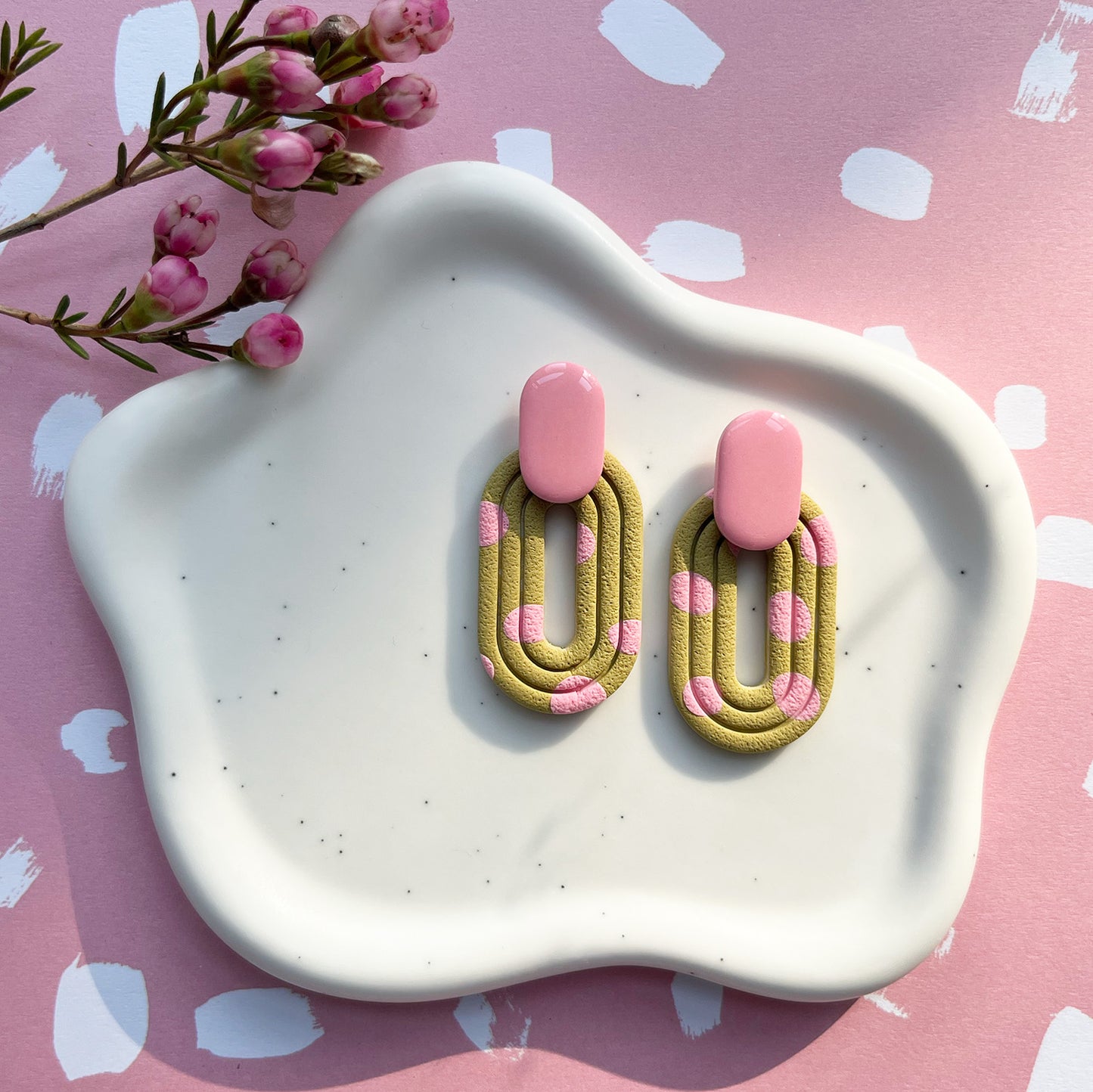 Polka Pop Stud Earrings