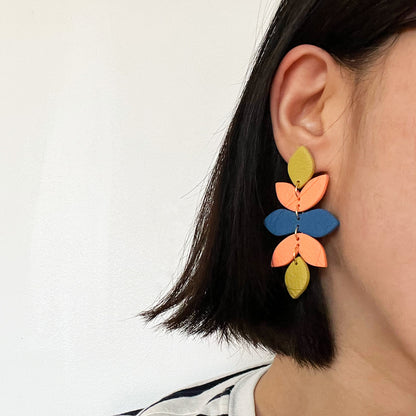 Blossom Drops Statement Earrings