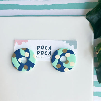 Cosmic Tide Stud Earrings