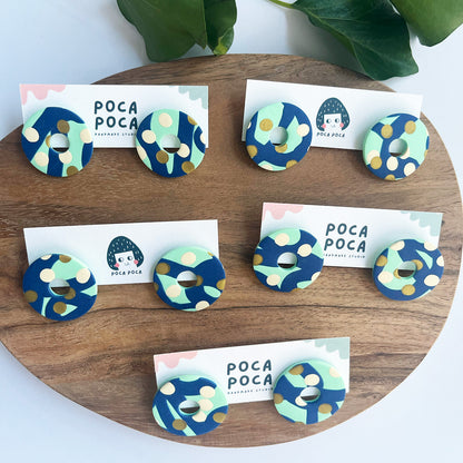 Cosmic Tide Stud Earrings