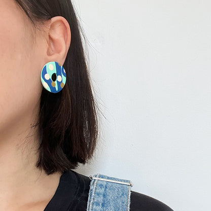 Cosmic Tide Stud Earrings