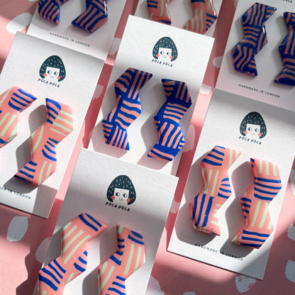 Wiggly Zigs Stud Earrings