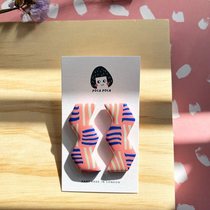 Wiggly Zigs Stud Earrings