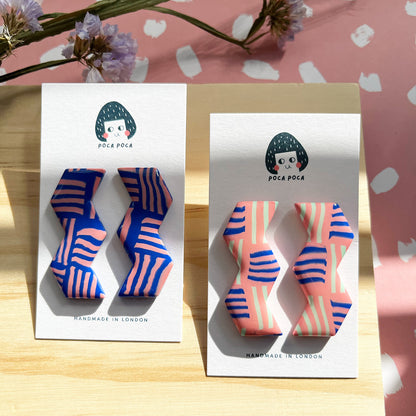Wiggly Zigs Stud Earrings