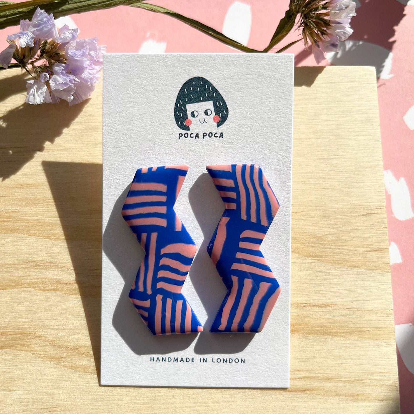 Wiggly Zigs Stud Earrings