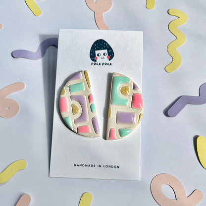 Pastel Party Stud Earrings