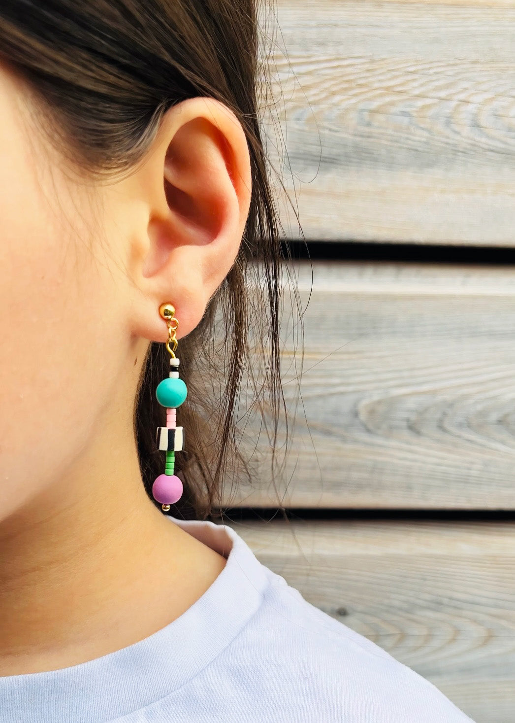 Bubbly Trio Dangle Earrings
