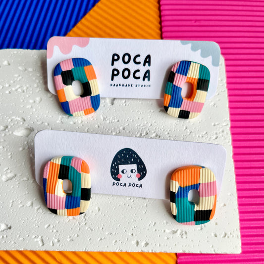 Mod Square | Stud Earrings