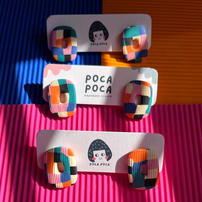 Mod Square | Stud Earrings