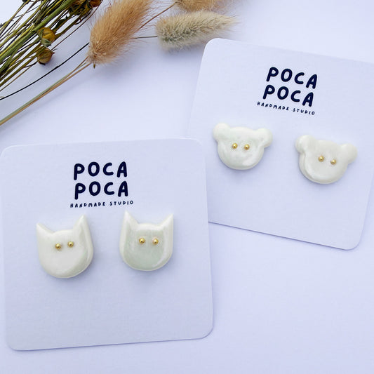 Pearly Animal Studs