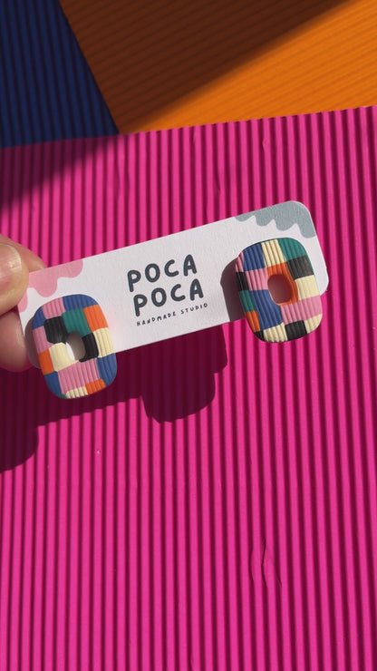 Mod Square | Stud Earrings