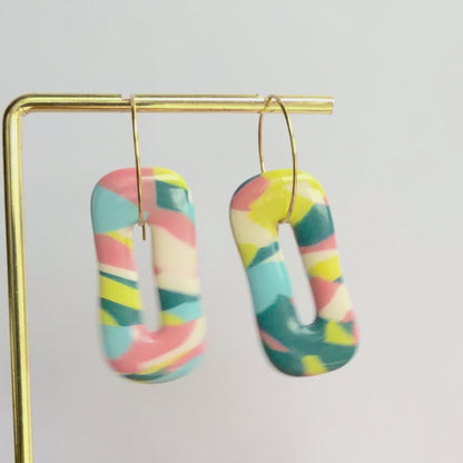 Glamouflage Hoop Earrings